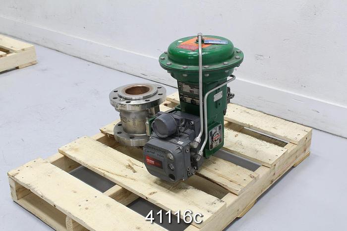 Used Fisher V150 Series B 4" Vee Ball Valve #41116