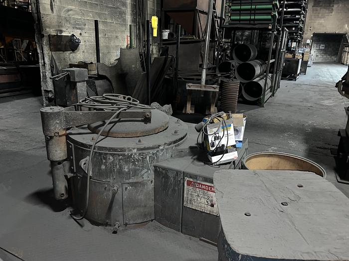 Used 2001 INDUCTOTHERM 15500-5 DUAL TRAK MELTING FURNACE SYSTEM