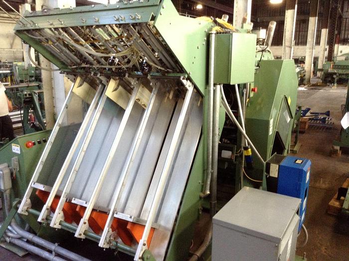 Used PEERLESS BLANK FED PLATE & TRAY FORMING LINE FOR FOOD TRAYS AND OTHER