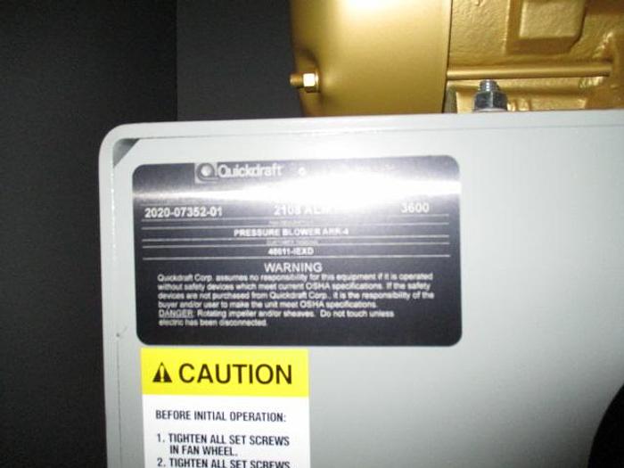 Used Quickdraft Conveying/Exhaust Systems Roof-Top Pressure Blower