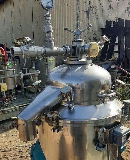 Used Centrifuge, Disc, Auto, Alfa Laval, BRPX-207, 316 S/st, 10 HP #S744533
