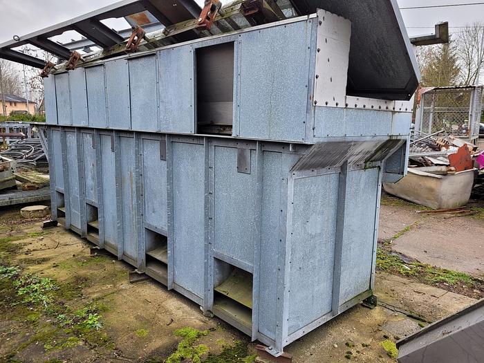 Used Elementy do tunelu zamrażalniczego, fluidyzacyjnego (rynna wibracyjna, chłodnice, wentylatory) "KÜHLAUTOMAT" BERLIN