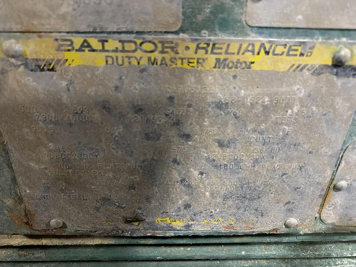 Used 500 HP BALDOR MOTOR