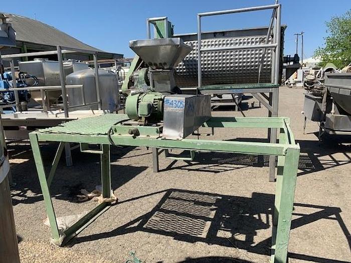 Used Stainless Steel Hammer Mill Process Chopper for Sale in Stoc...