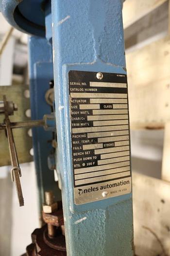 Used Neles Jamesbury G110NGC32E48A 4" Control Steam Valve #33348