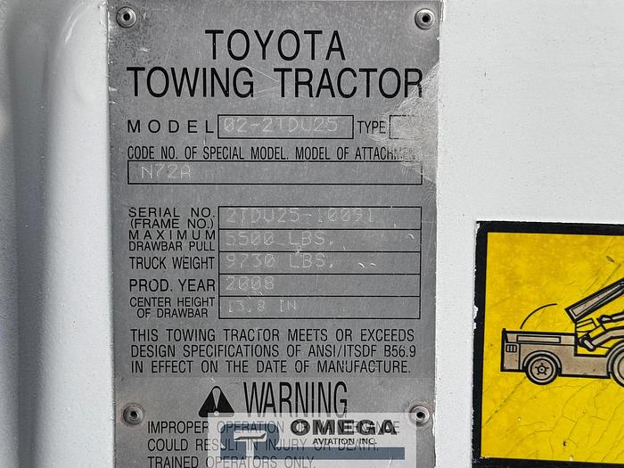 Used 2008 Toyota 02-2TDU25