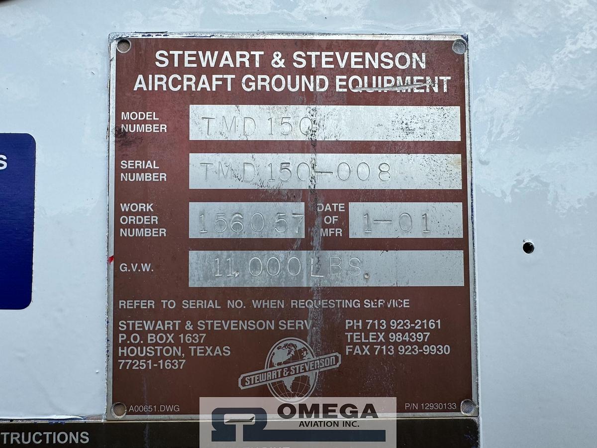 Refurbished 2001 Stewart & Stevenson TMD150 Air Start Unit