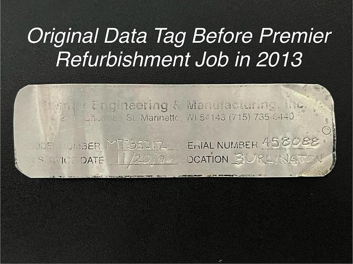 Used 2013 Premier MT35P75 Aircraft Deicer Truck