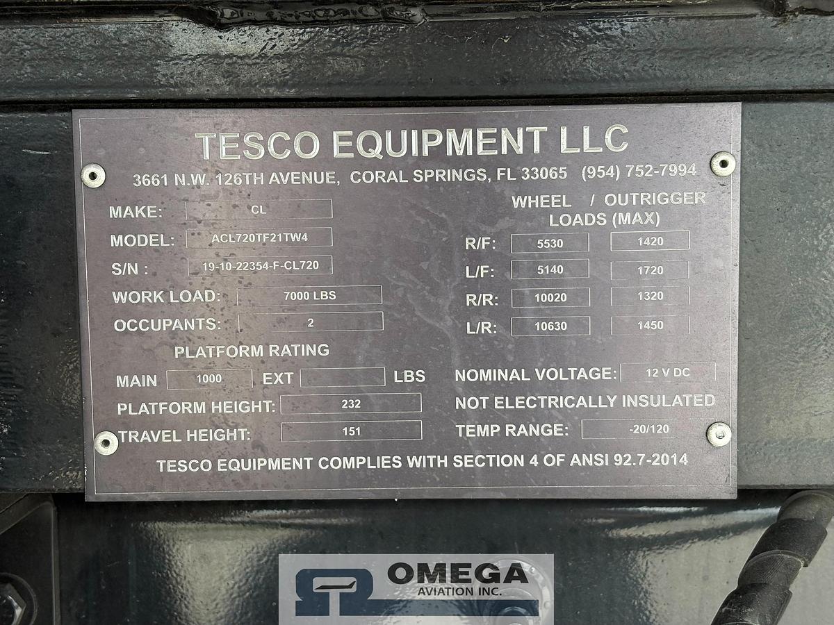 Used 2020 Tesco / Ford ACL720TF21TW4