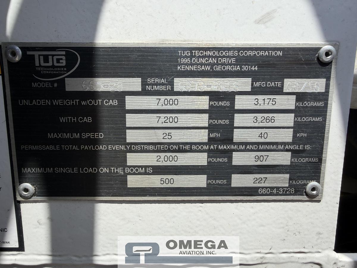 Used 2016 TUG 660-28
