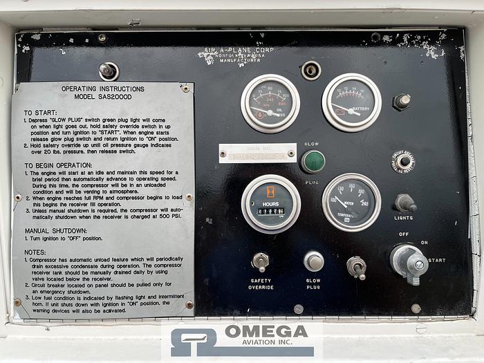 Used 1990 Air-A-Plane Ingersoll Rand SAS2000D Compressor