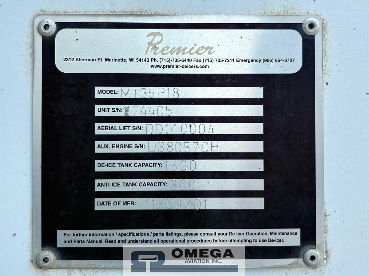 Used 2001 Premier MT35P18