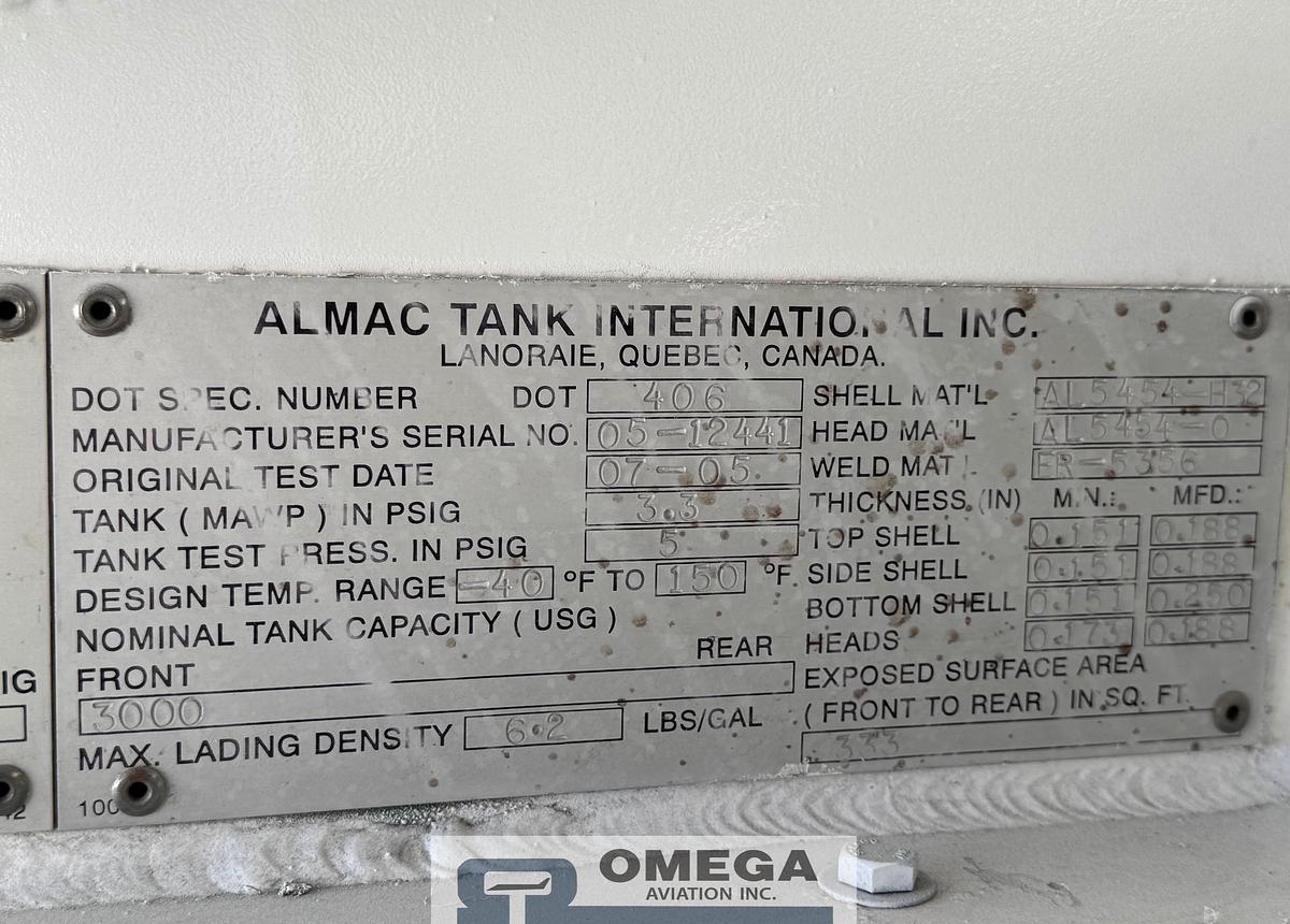 Used 2005 DTS 3,000 Gallon Jet Fuel Truck