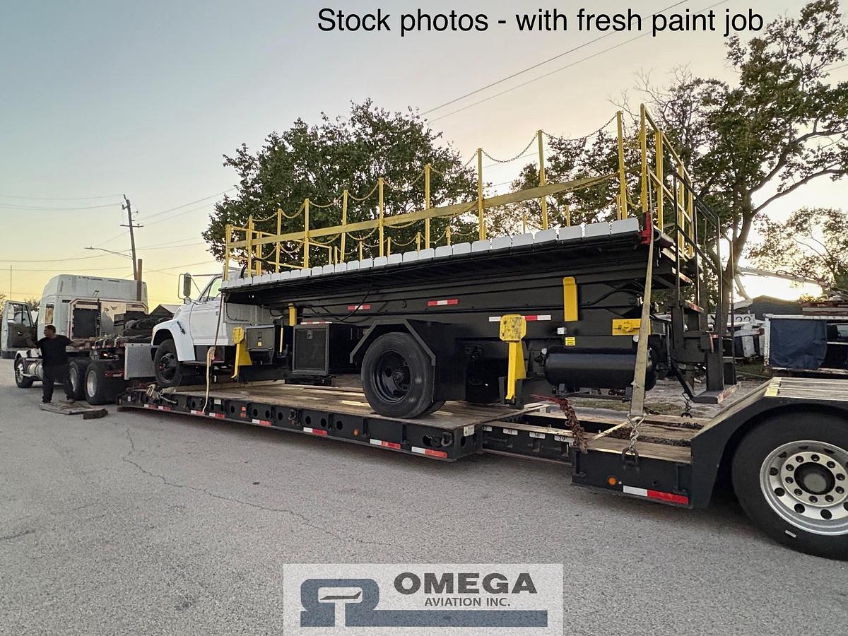 Used 1998 Tesco / Ford Scissor Lift Truck / Maintenance Lift Truck - Sold