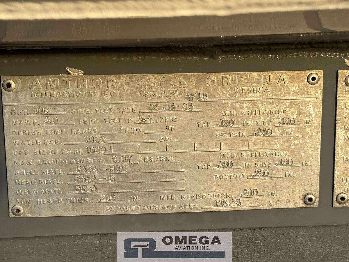 Refurbished 2004 Isuzu 1000 Gallon Avgas Fuel Truck - Unit: 6231