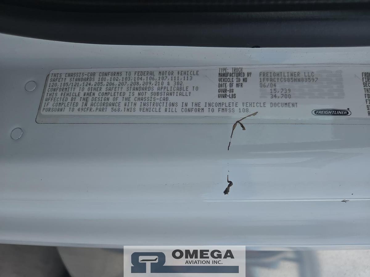 Used 2004 Freightliner 3,000 Gallon Jet Fuel Truck