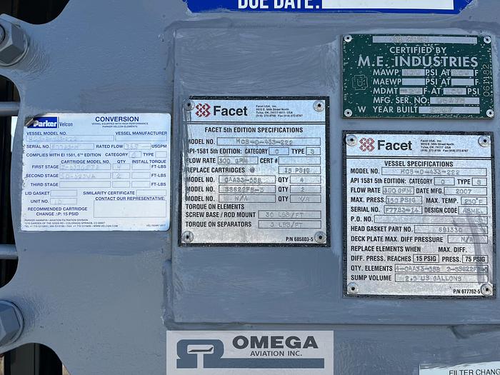 Used Unit #: 17610 - 3,000 Gallon Jet Fuel Truck (2008) Mechanical Meters