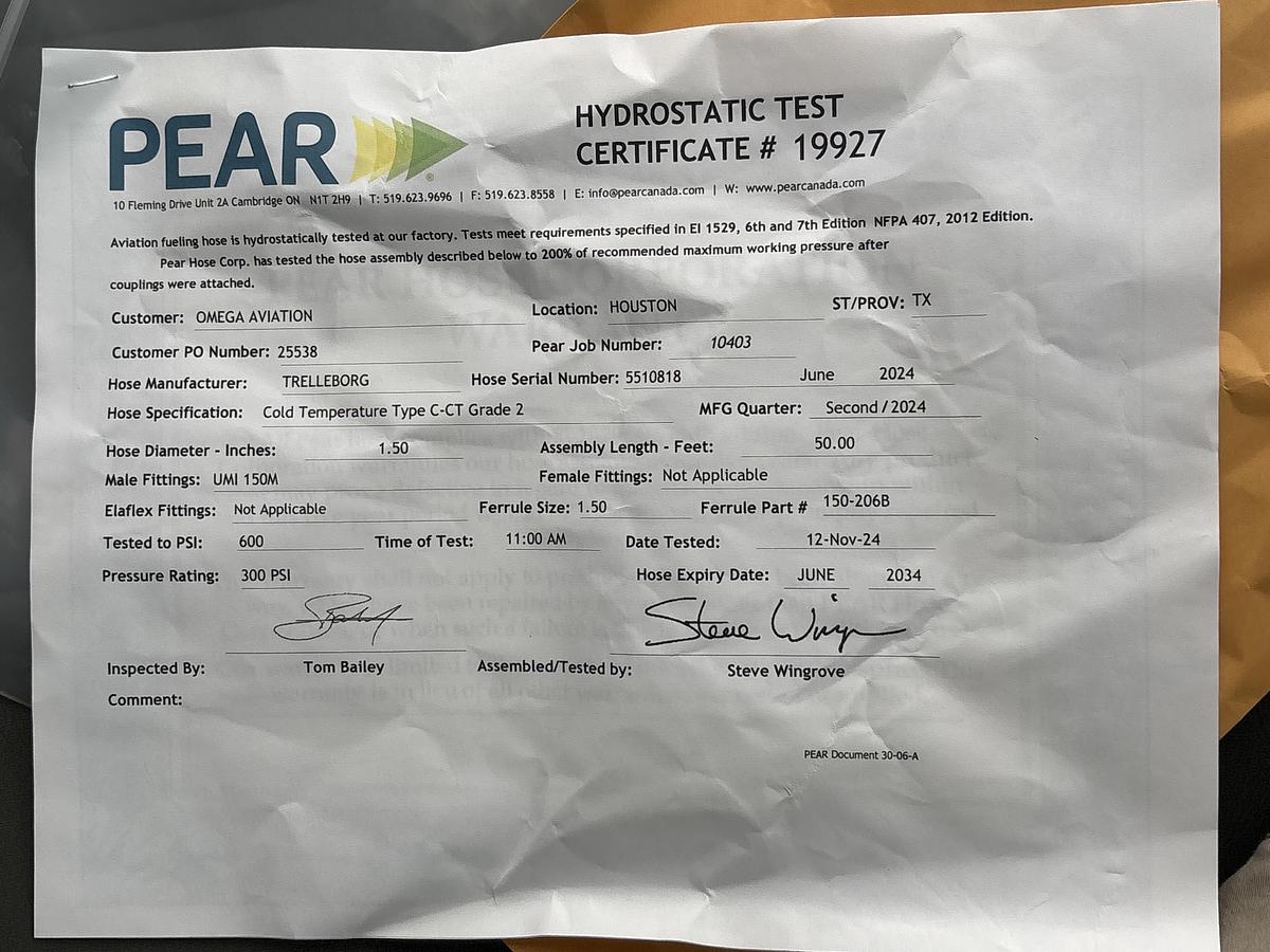 Refurbished 2002 International 1200 Gallon Avgas Fuel Truck