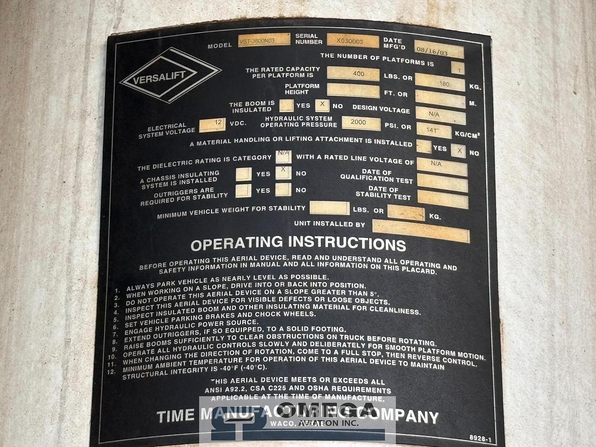 Refurbished 2003 Premier MT35P18 Aircraft Deicer (Stock Photos)