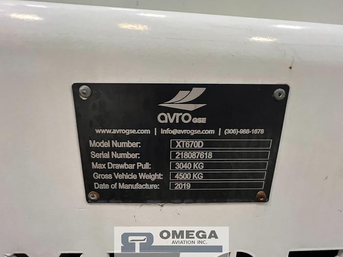 Used 2019 AVRO XT670D