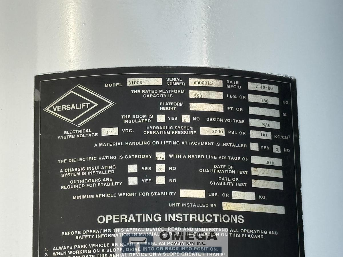 Refurbished 2001 Premier MT35P18 Aircraft Deicer Truck