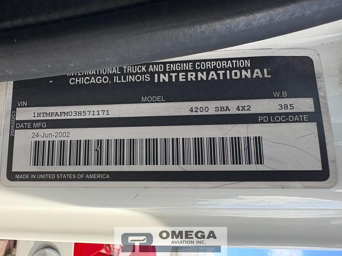 Refurbished 2002 International 1200 Gallon Avgas Fuel Truck