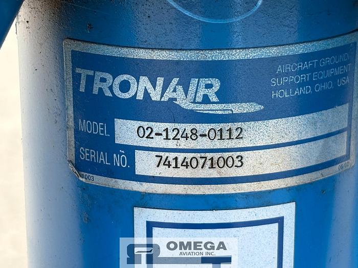 Used Tronair 02-1248-0112. 12 Ton Single Stage Jack