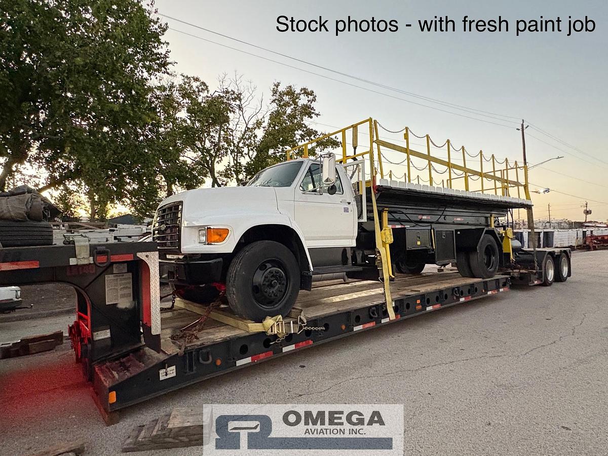 Used 1998 Tesco / Ford Scissor Lift Truck / Maintenance Lift Truck - Sold