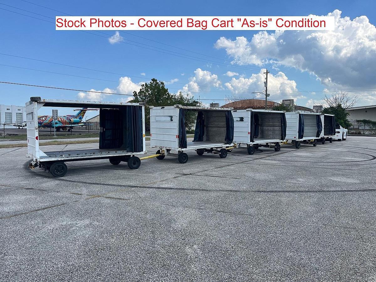 Used WASP Covered Baggage Carts - "As-is"