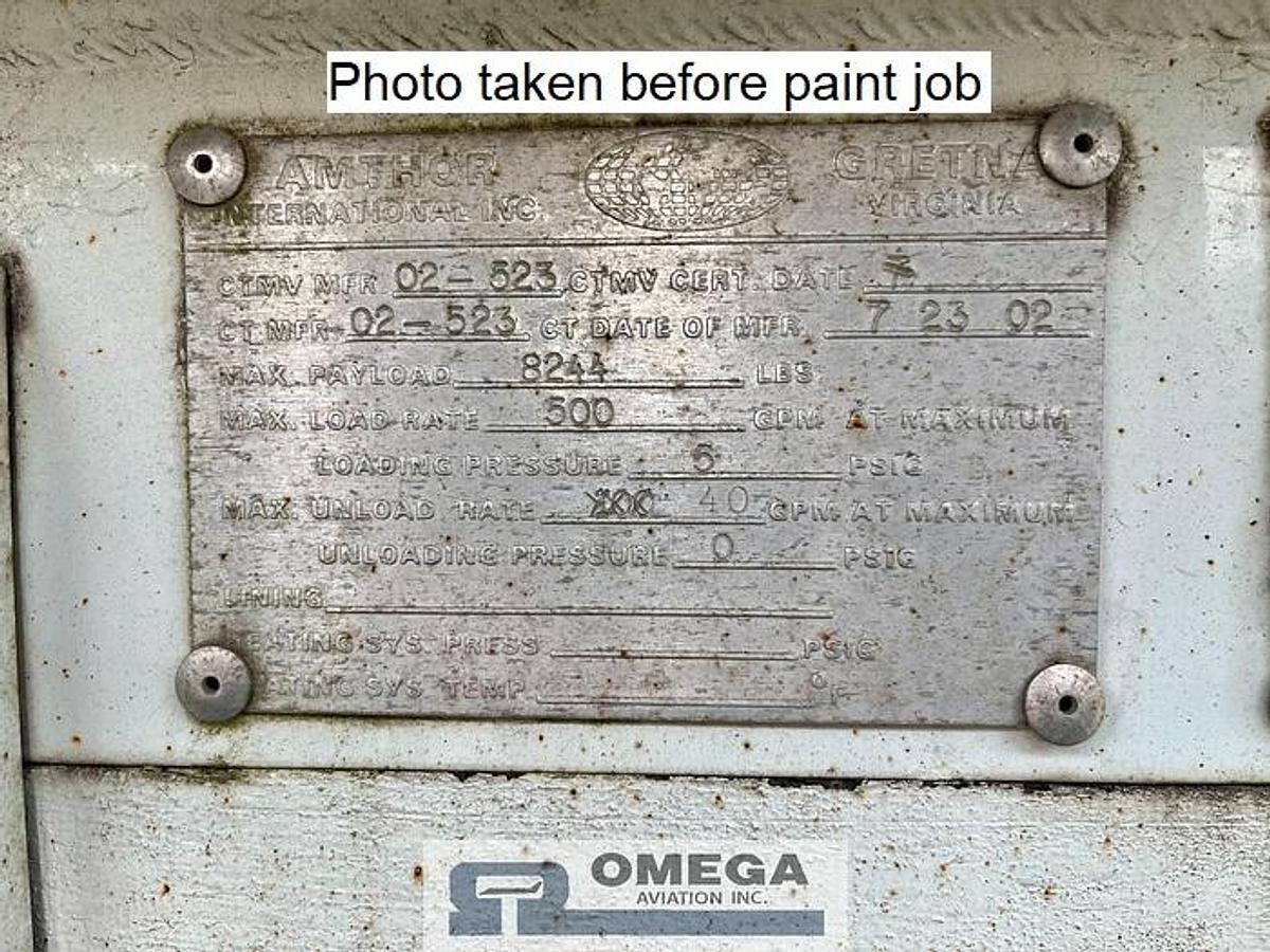 Refurbished 2002 International 1200 Gallon Avgas Fuel Truck