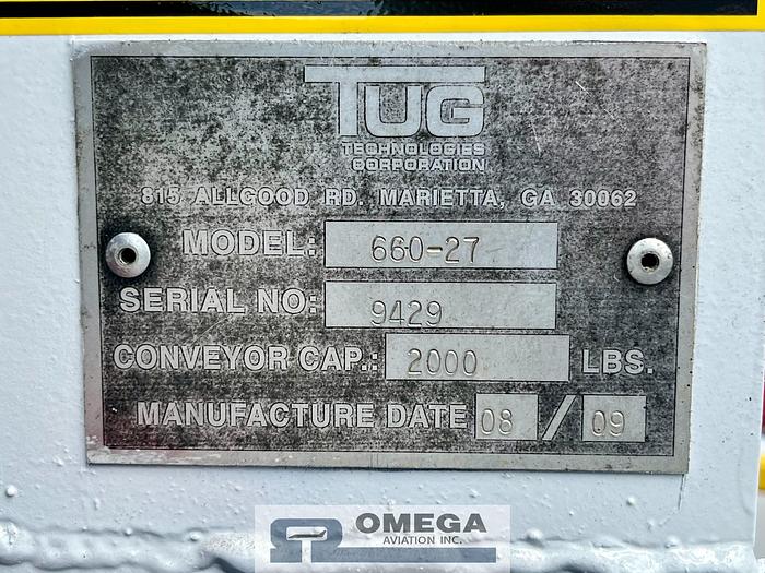 Used 2009 TUG 660 Aircraft Beltloader