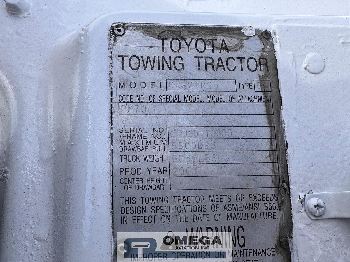 Refurbished 2007 Toyota 02-2TD25