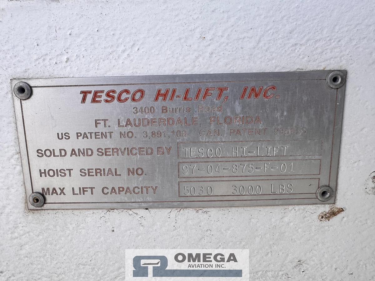 Used 1998 Tesco / Ford Scissor Lift Truck / Maintenance Lift Truck