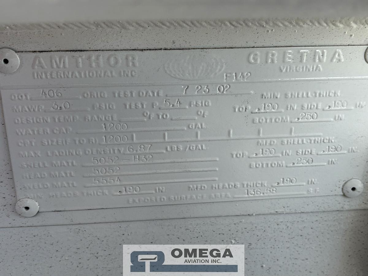 Refurbished 2002 International 1200 Gallon Avgas Fuel Truck