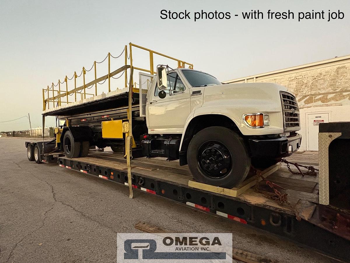 Used 1998 Tesco / Ford Scissor Lift Truck / Maintenance Lift Truck - Sold