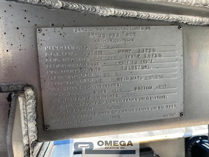 Used 2007 Garsite 5,000 Gallon Jet Fuel Truck