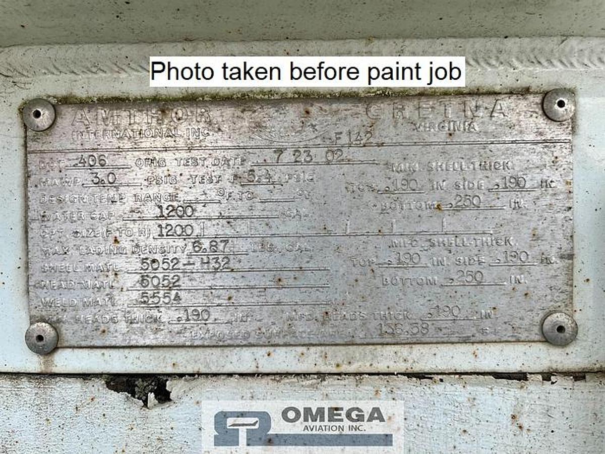 Refurbished 2002 International 1200 Gallon Avgas Fuel Truck