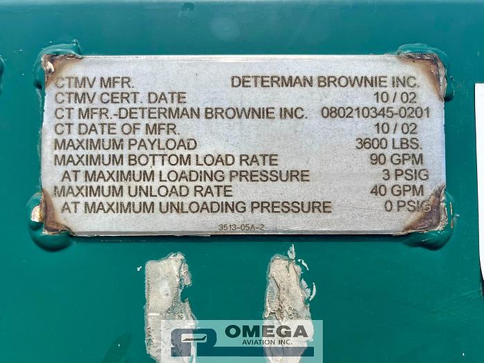 Used 2002 Determan Brownie Fuel Cart 500 Gallons - Diesel / Jet Fuel