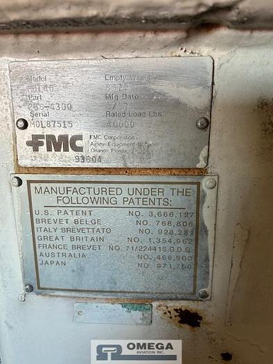 Used 1987 FMC MDL-40 Main Deck Cargo Loader