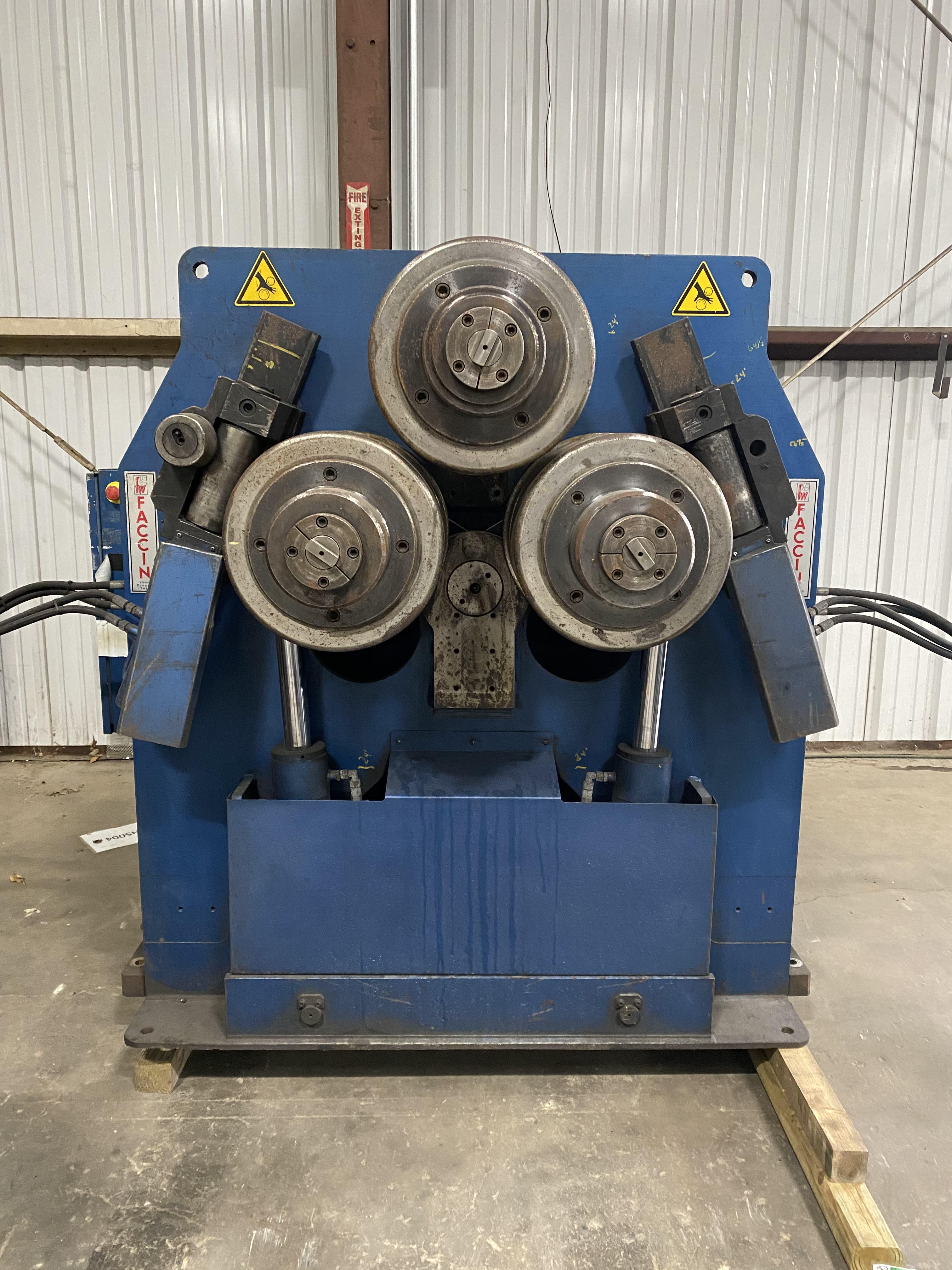 Used 2012 Faccin Hydraulic Angle Bending Roll Model: 130