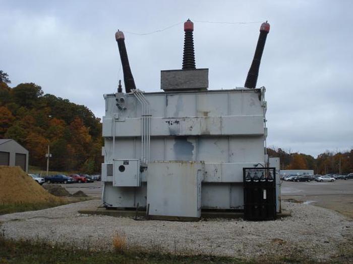 Used GE 9500 kVA Transformer  HV:345000GY/199190 LV: 2400