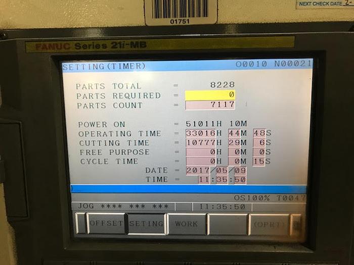 Used 2007 MIGHTY VIPER VMC 1632 w/Fanuc 21iMB