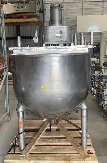 Refurbished 150 GALLON GROEN KETTLE - MODEL TA-150 - S/S - 100 PSI JACKET
