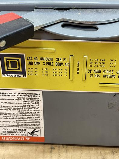 Used Square D QMJ363H Ser E1