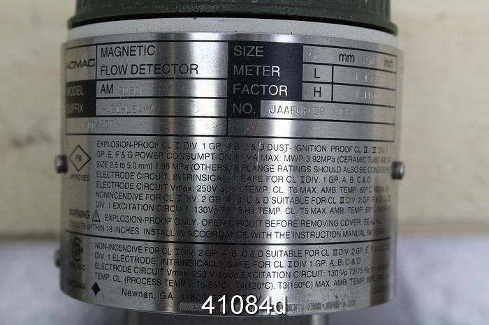 Unused Admac 2" AM 205DN Magnetic Flow Tube, Unused #41084