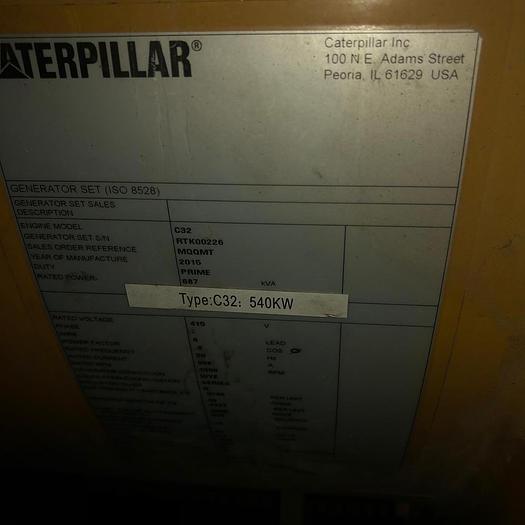 Caterpillar generators Marine Tier II with class certificates