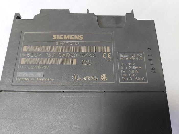 Gebraucht Simatic S7 Coupler DP/PA, 6ES7 157-0AD00-0XA0, Ex, Siemens,  gebraucht