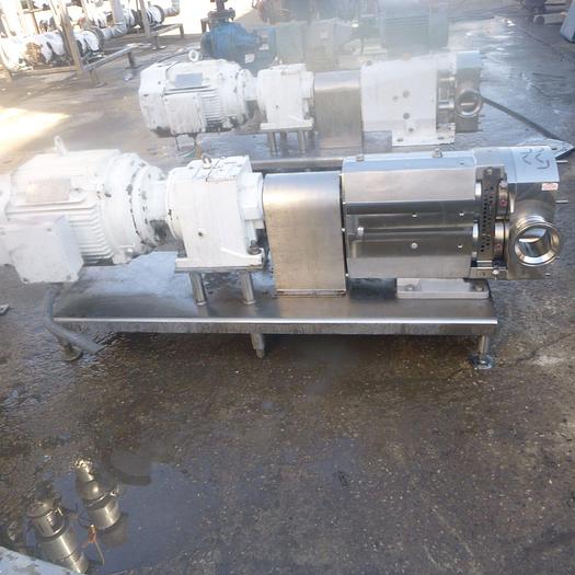 Used Pump, Positive, Alfa Laval, Model SRU5 168 LS, 3", Stainless Steel #S744917