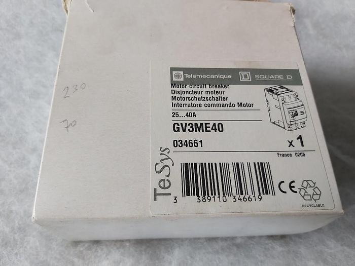 Motorschutzschalter, GV3ME40/25-40A, Telemechanique,  neu