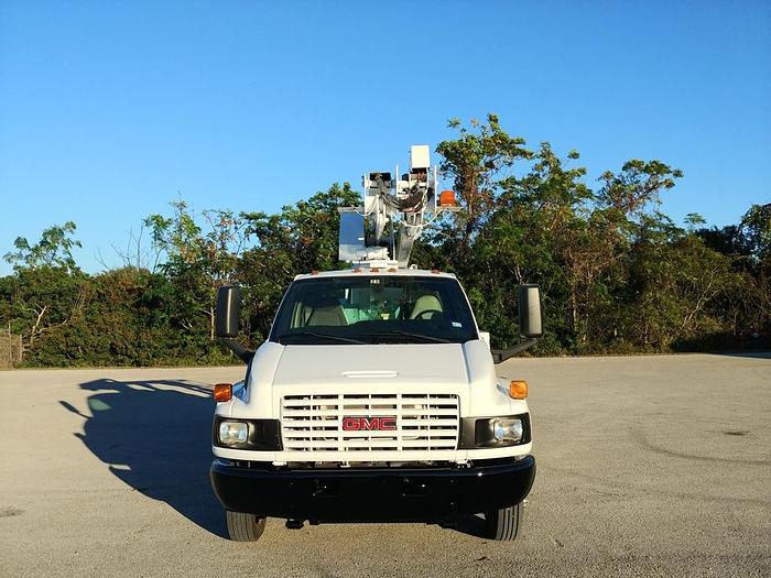 Used Terex TCP36 41ft Cable Placer on a 2007 GMC C5500 Reg Cab Utility Truck - 21808